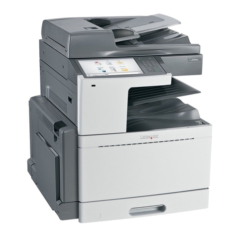 Lexmark X950de User manual
