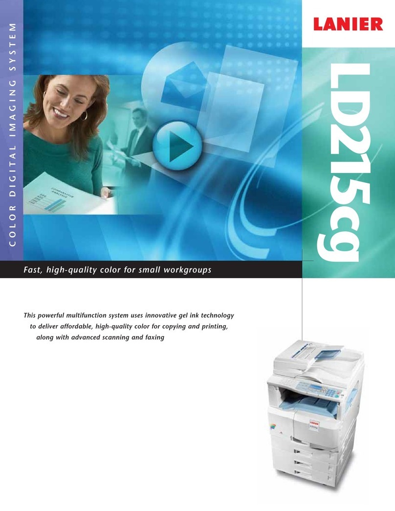 Lanier LD215cg Brochure & specs