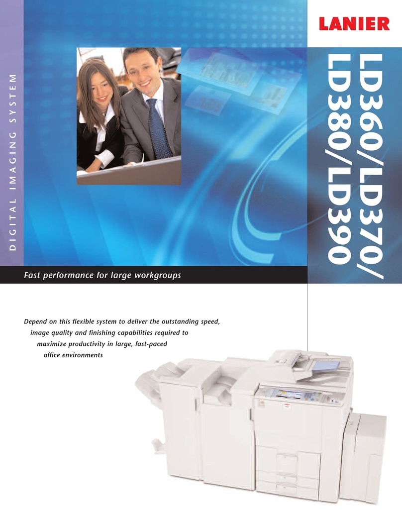 Lanier LD360 User manual
