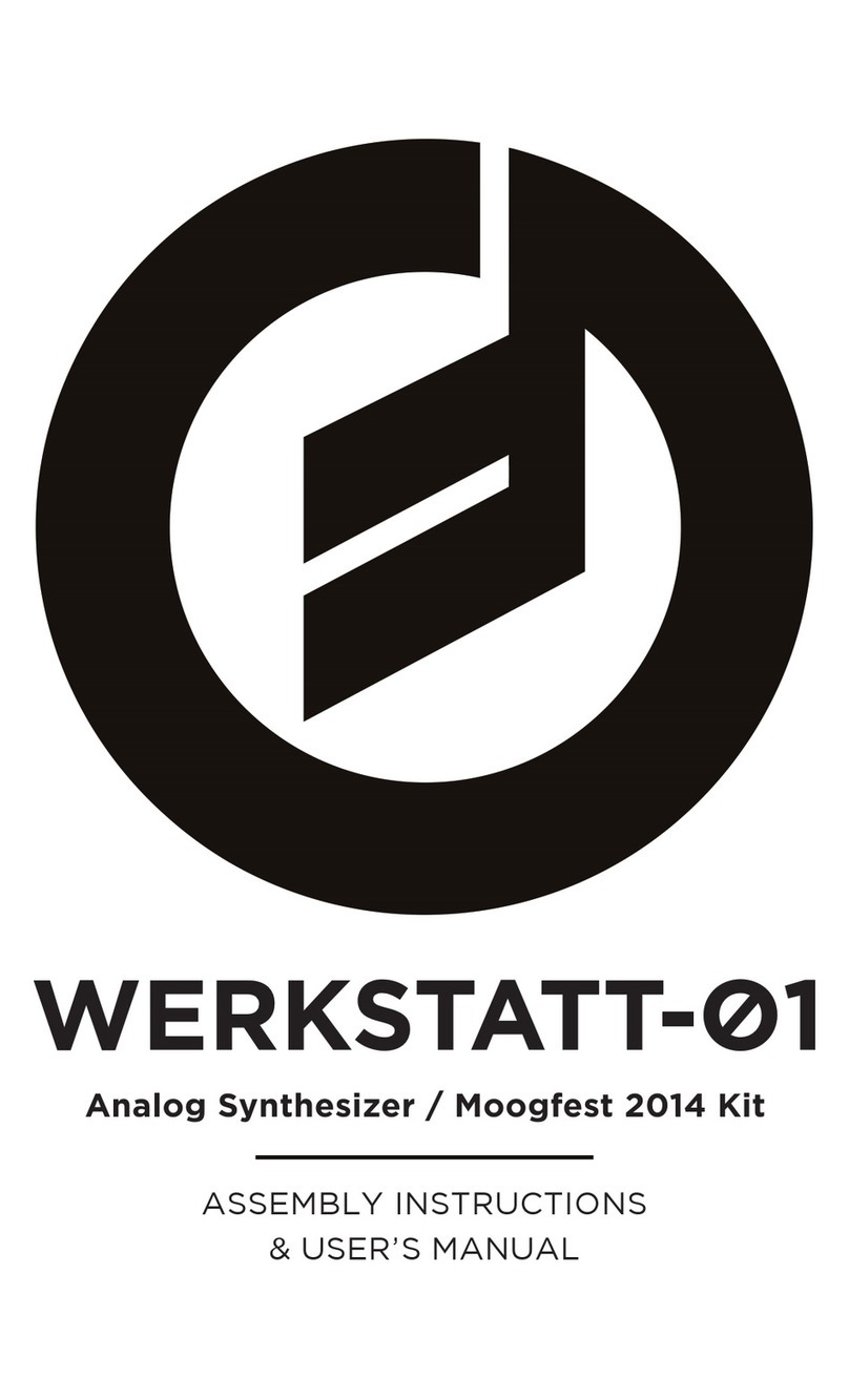 Moog WERKSTAYY-01 User manual