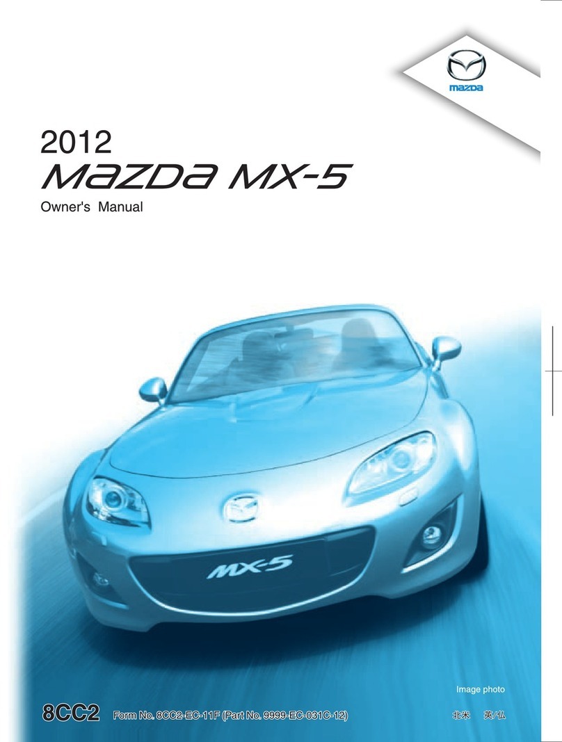 Mazda 2012 MX-5 Miata owner's manual