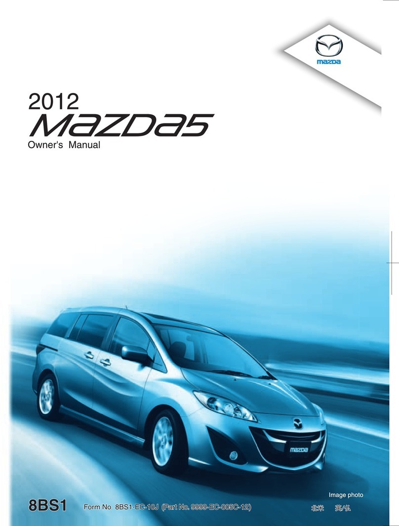 Mazda 2012 5 User manual Mazda 2012 5 User manual