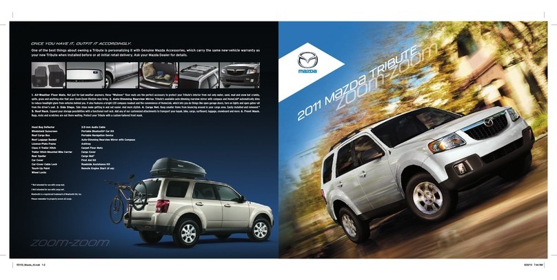 Mazda 2011 Tribute Brochure & specs