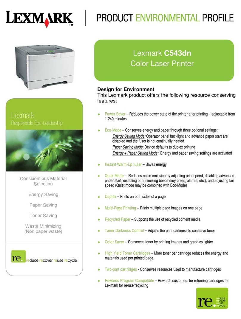 Lexmark C543dn User manual