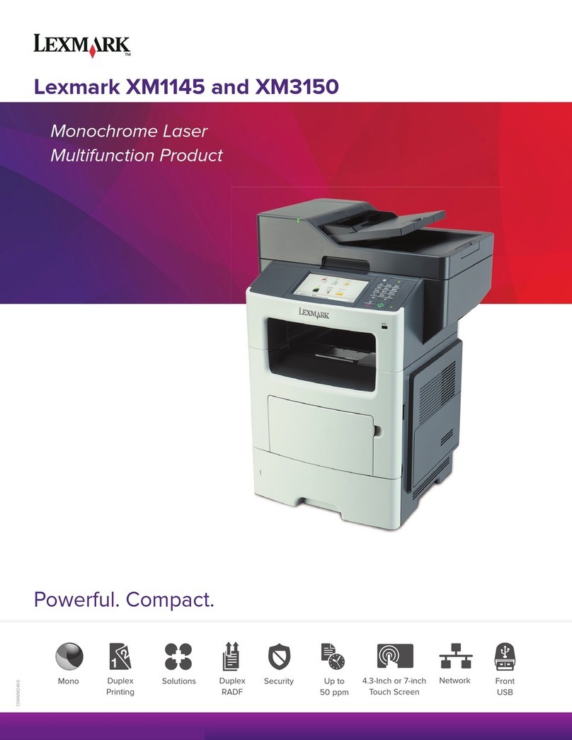 Lexmark XM1145 User manual