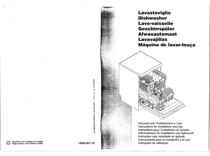 Smeg Dishwasher User manual