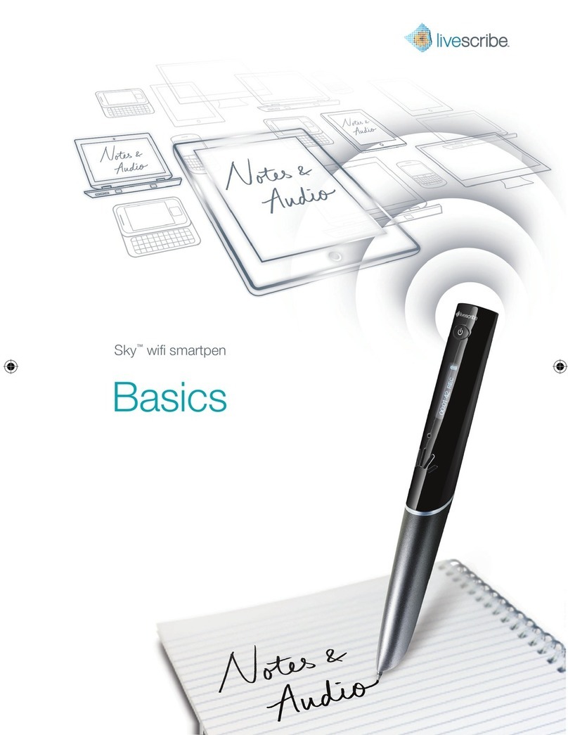 Livescribe Sky wifi smartpen User guide