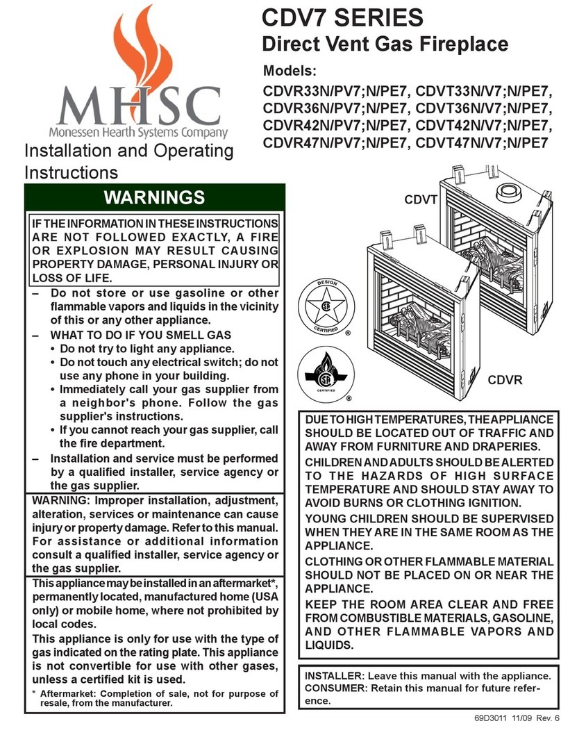 MHSC CDVR33N/PV7 Installation and operating instructions