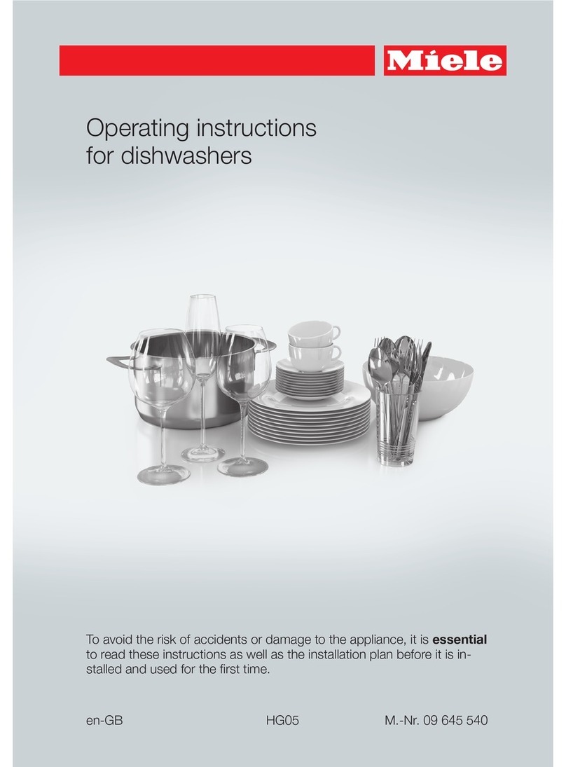 Miele HG05 User manual