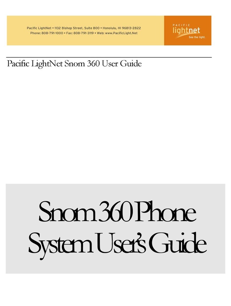 Pacific LightNet Snom 360 user guide