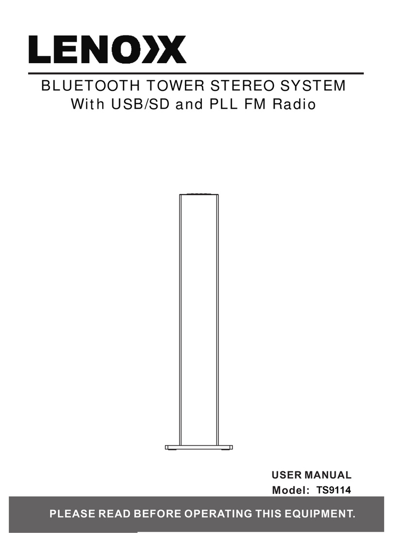 Lenoxx TS9114 user manual
