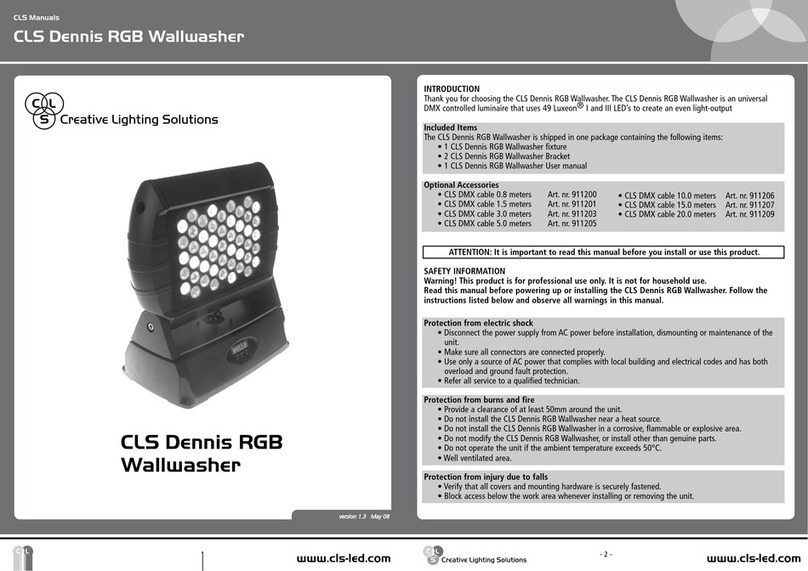 Creative Lighting Solutions Dennis RGB user guide
