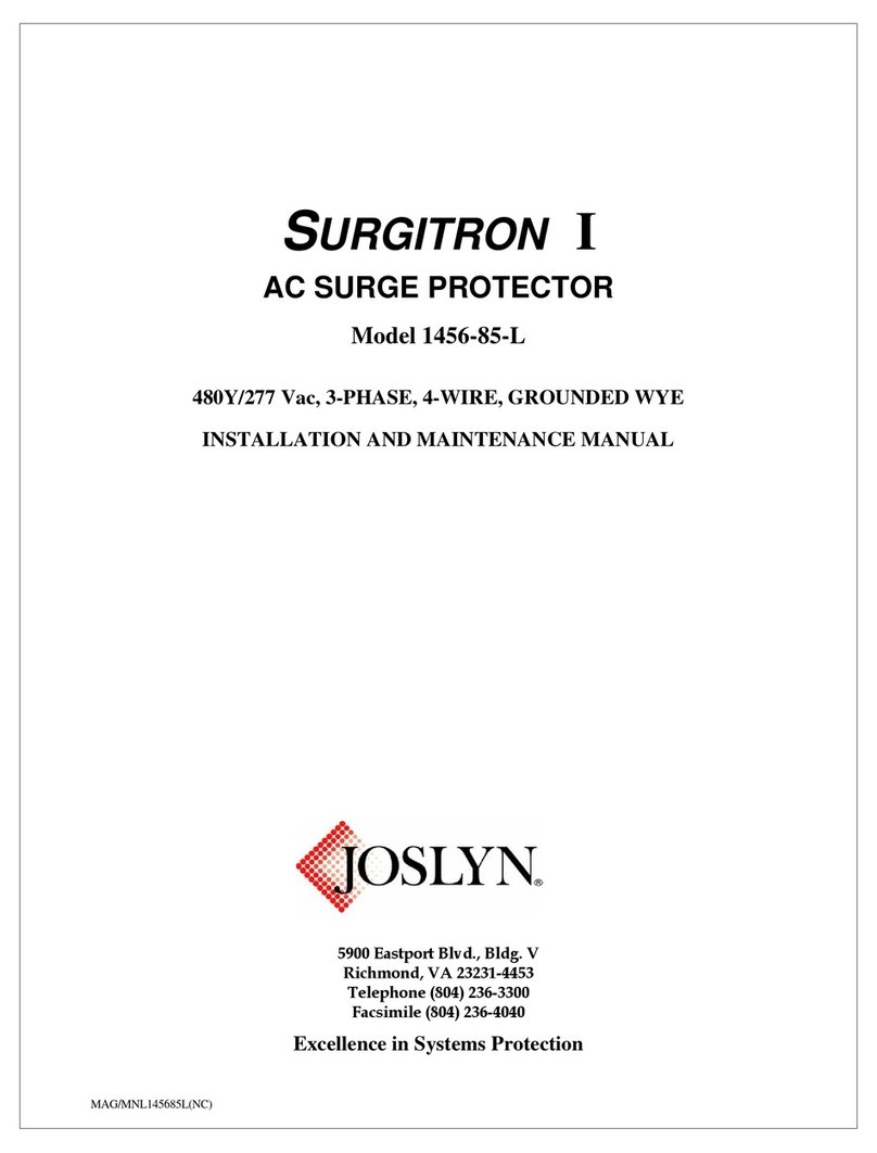 Joslyn 1456-85-L Manual