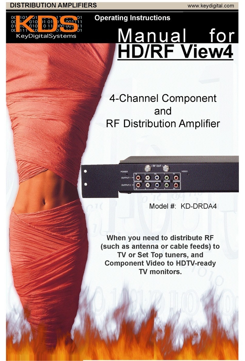 KDS KD-DRDA4 User manual