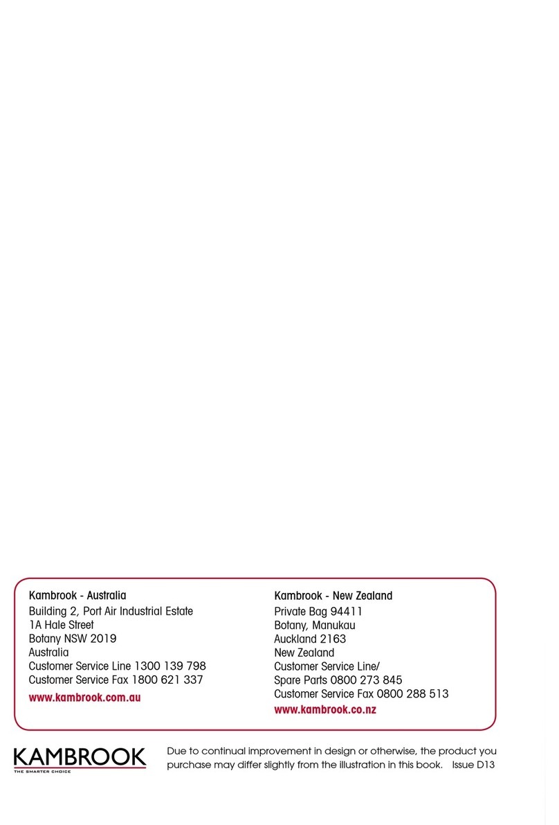 Kambrook KSB8 User manual