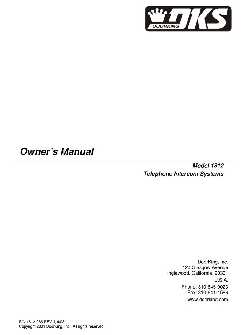 DKS 1812 Classic User manual