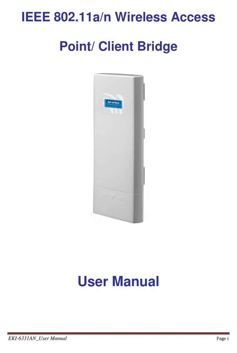Advantech IEEE 802.11a/n Wireless Access Point/ Client... user manual