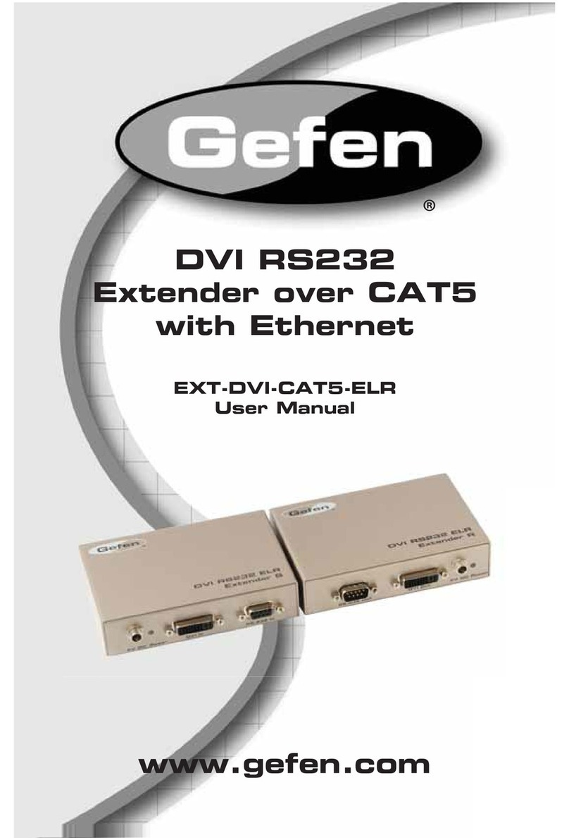 Gefen DVI RS232 user manual