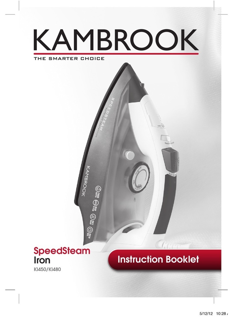 Kambrook SpeedSteam KI450 Instruction booklet