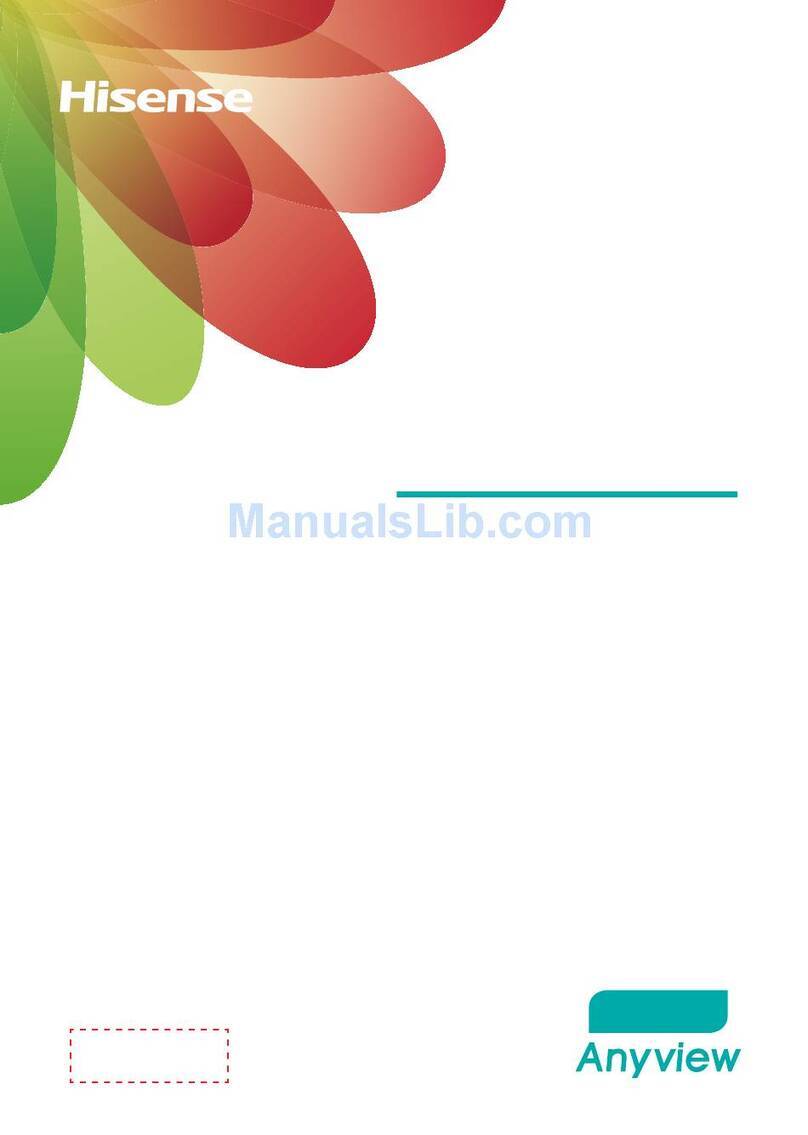 Hisense K600HK3D series User manual