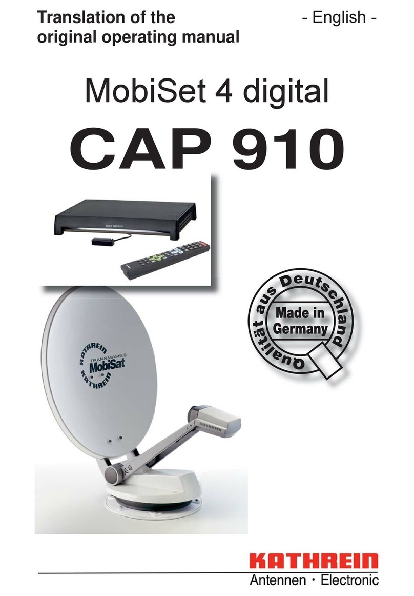 Kathrein CAP 910 User manual
