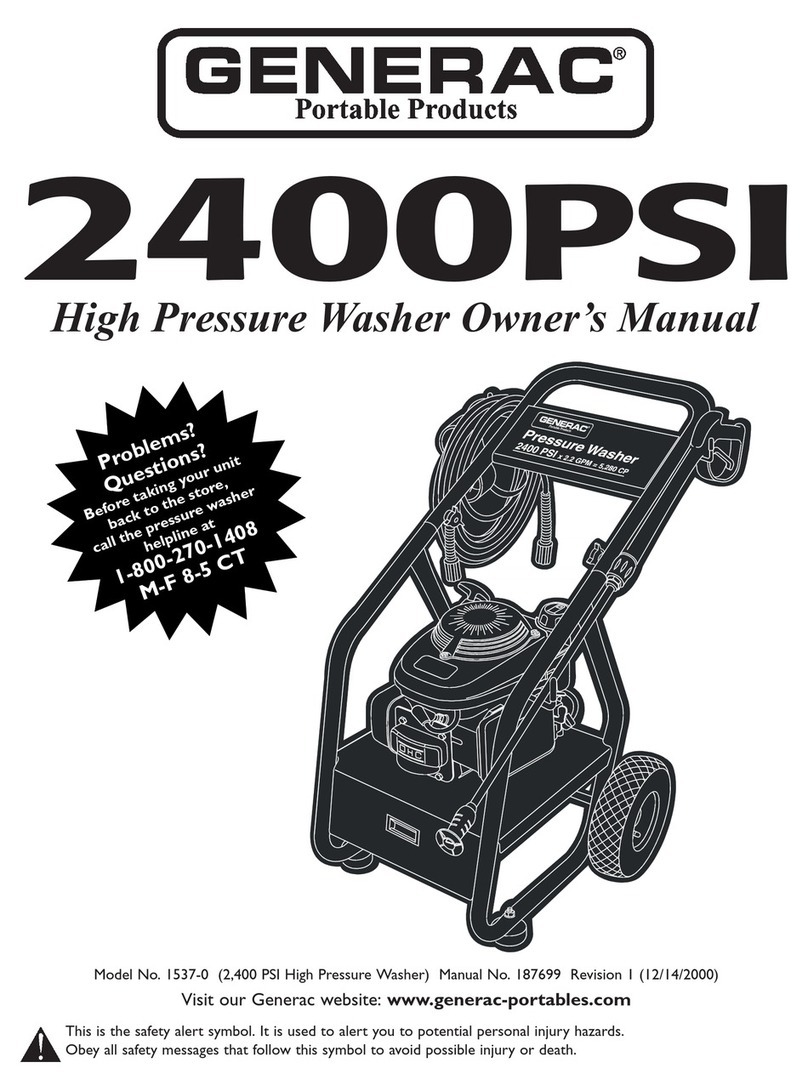 Generac Portable Products 2400PSI owner's manual Generac Portable Products 2400PSI owner's manual