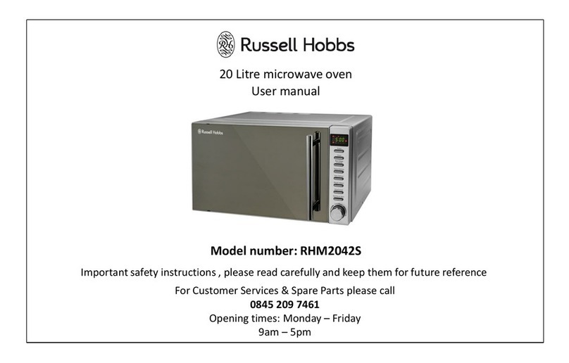 Russell Hobbs RHM2042S User manual Russell Hobbs RHM2042S User manual