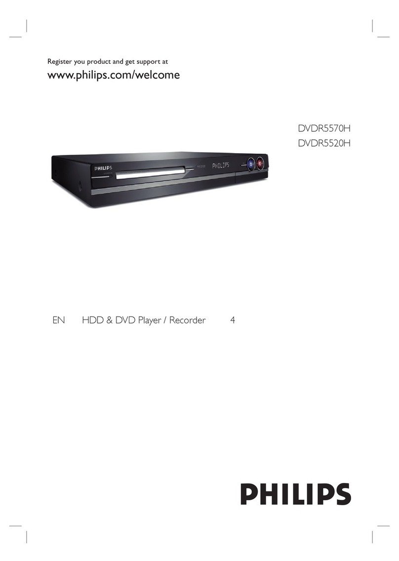Philips DVDR5570H User manual