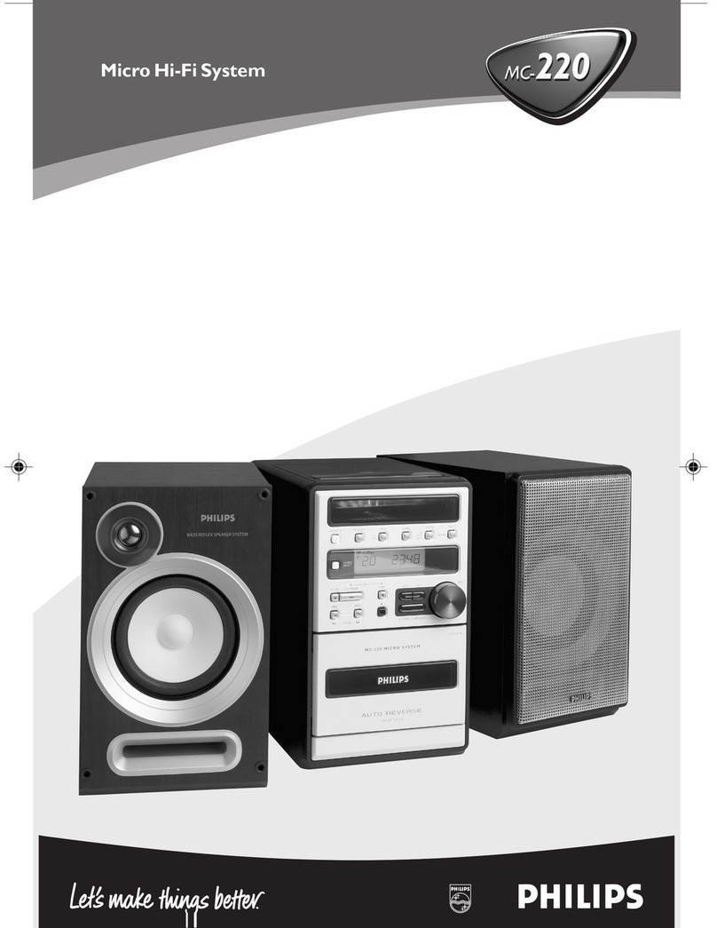 Philips MC-220 user manual