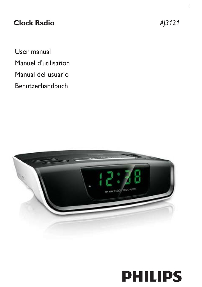 Philips AJ3121 Configuration guide