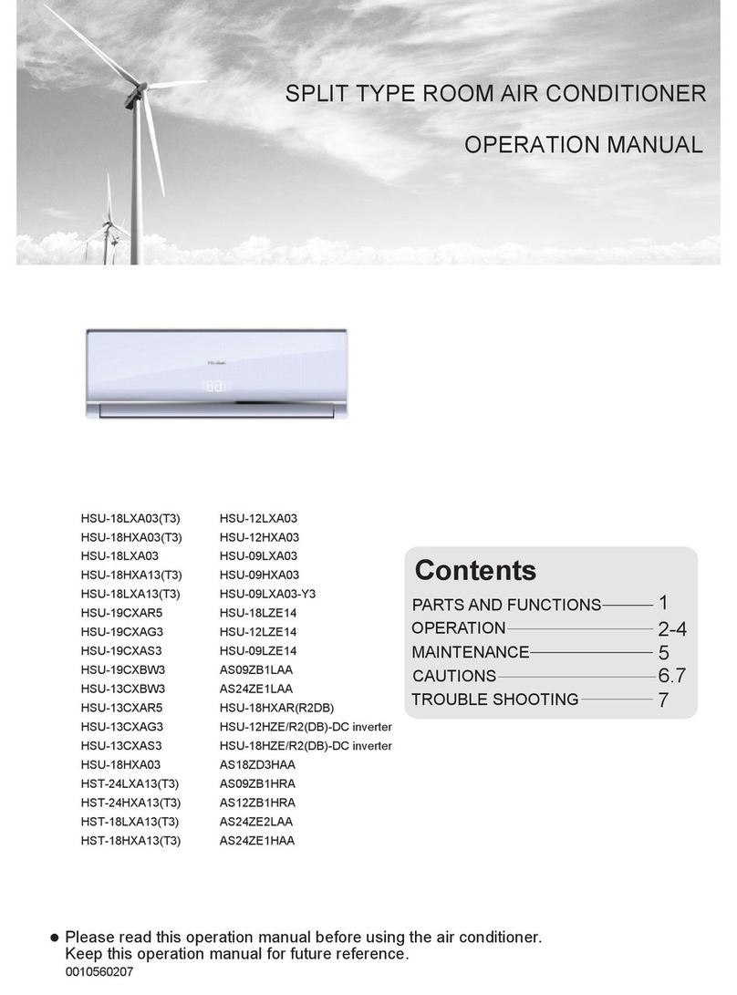 Haier HSU-18LXA03 User manual