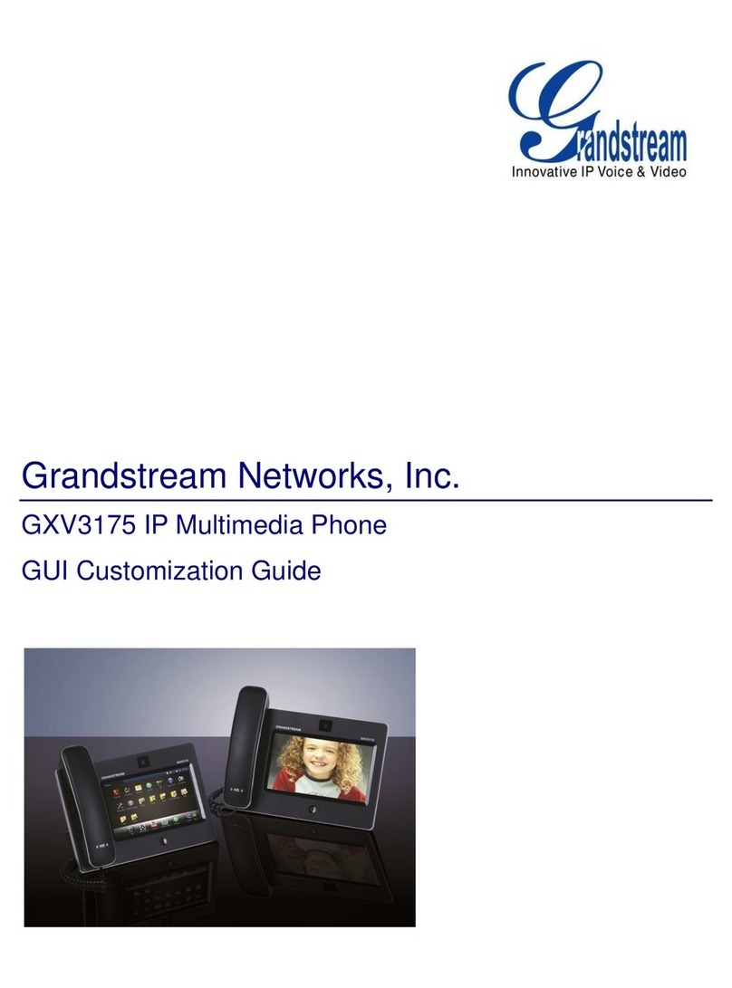 Grandstream Networks GXV3175 User manual