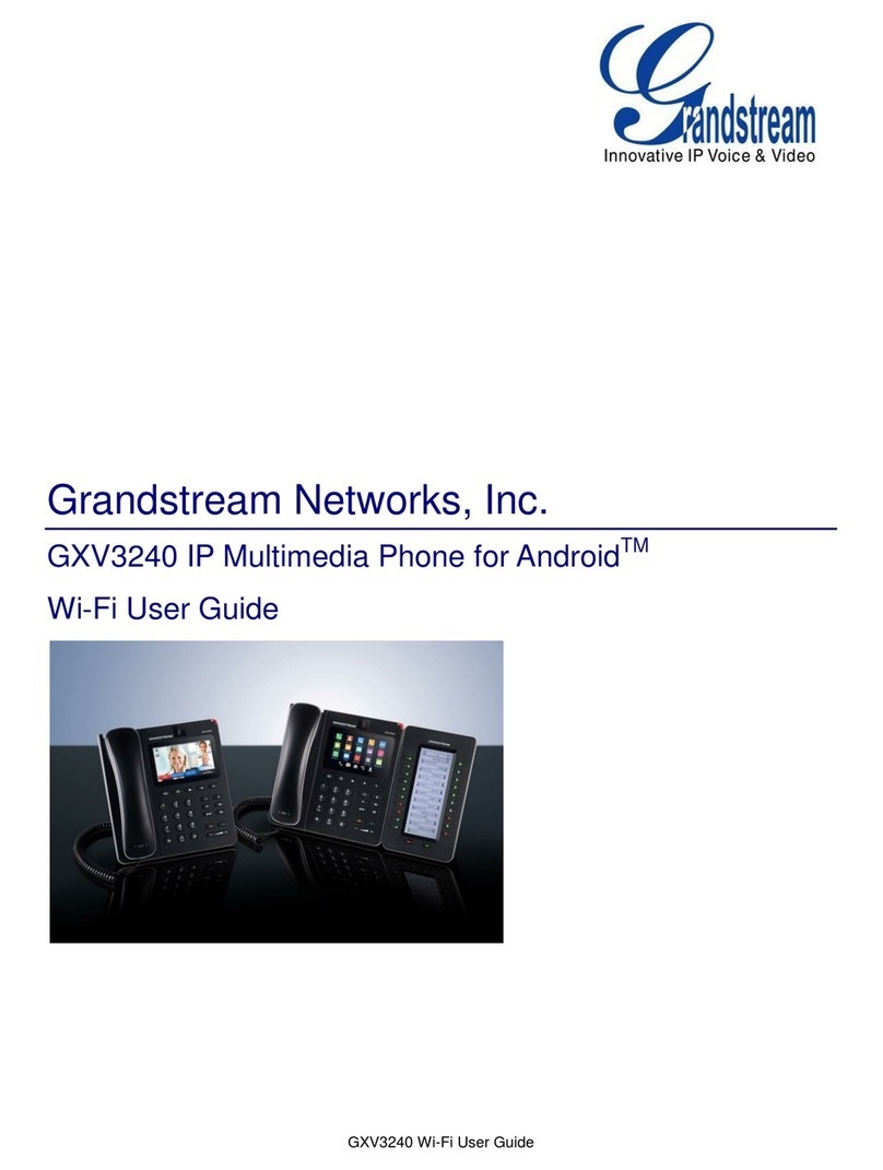 Grandstream Networks GXV3240 User manual