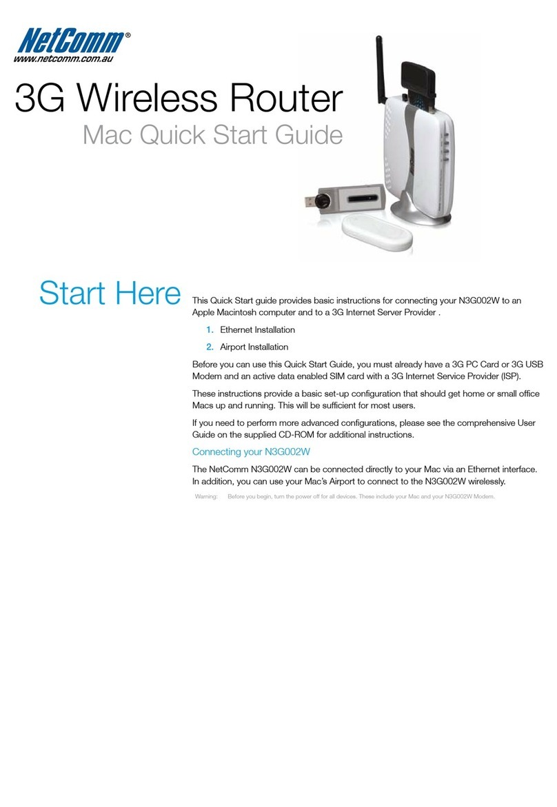 NetComm N3G002W quick start guide NetComm N3G002W quick start guide