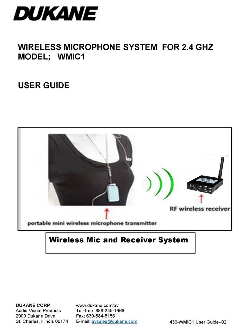 Dukane WMIC1 user guide