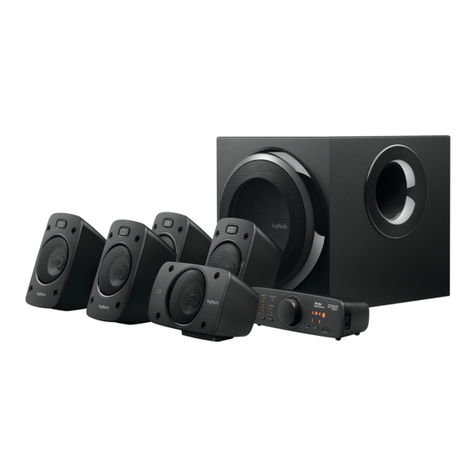 Logitech Z906 User's Guide User manual Logitech Z906 User's Guide User manual