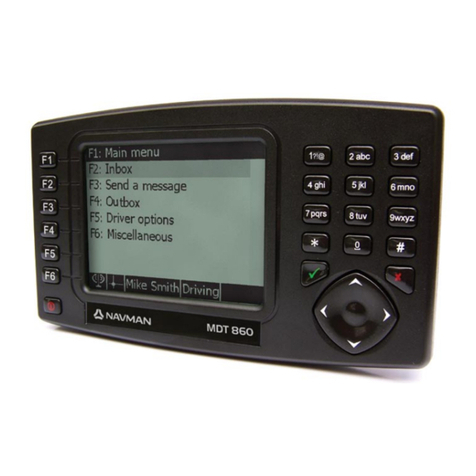Navman MDT 860 user manual
