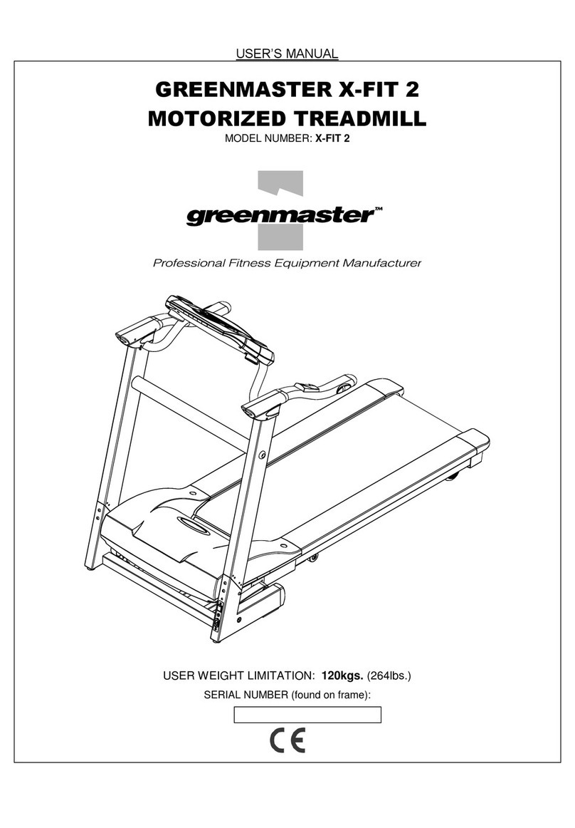 Greenmaster X-FIT 2 user manual