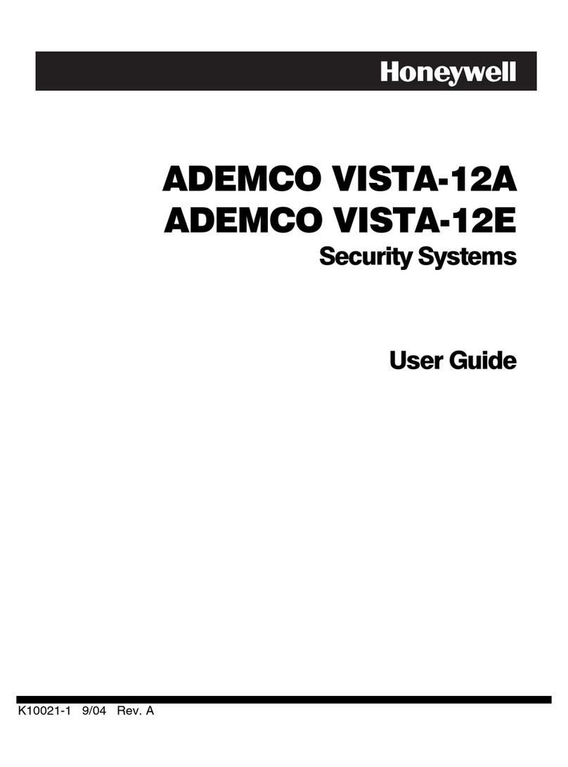 Honeywell ADEMCO VISTA-12A User manual