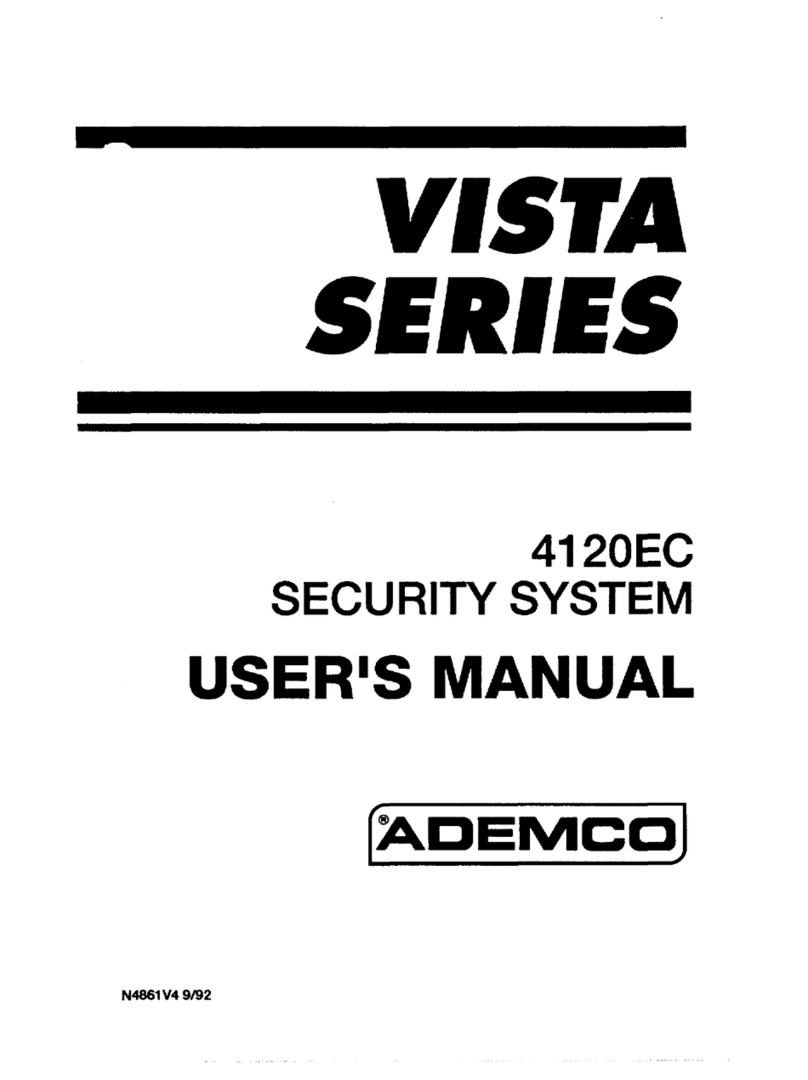 ADEMCO VISTA User manual
