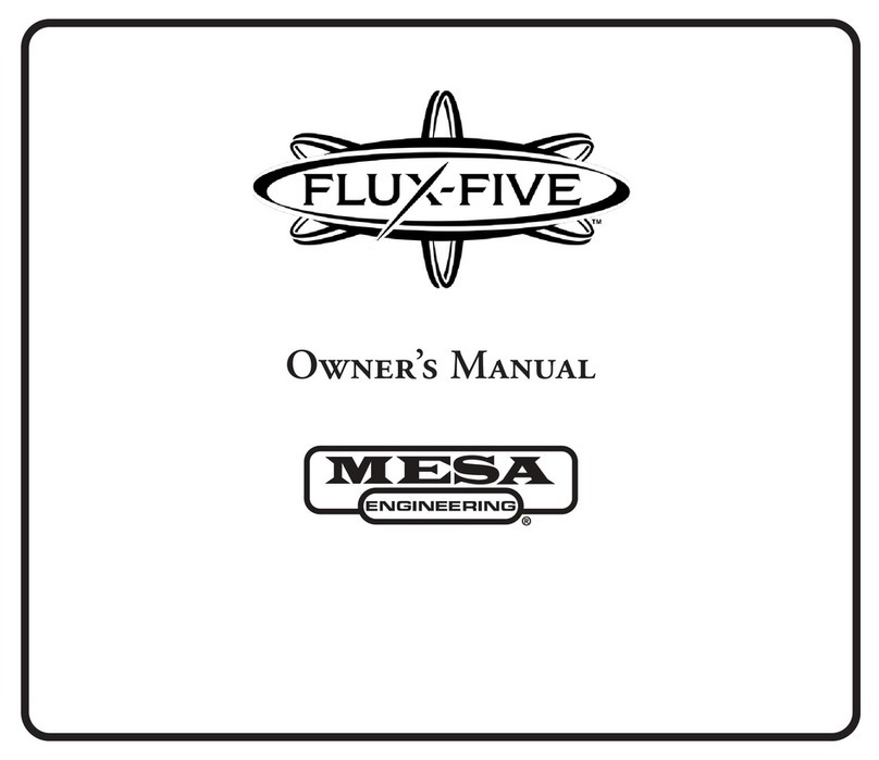 Mesa FLUX-FIVE owner's manual