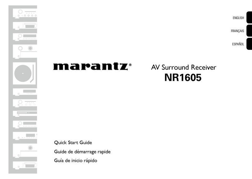 Marantz NR1605 User manual