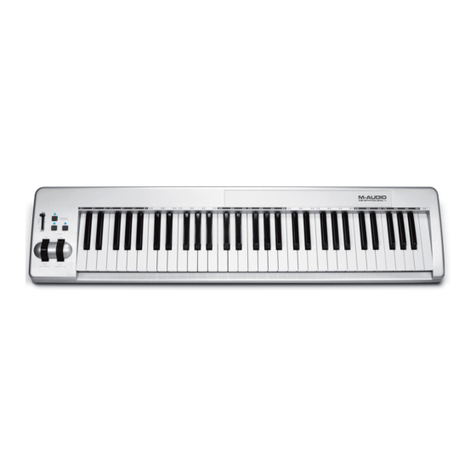 M-Audio Keystation 61es User manual