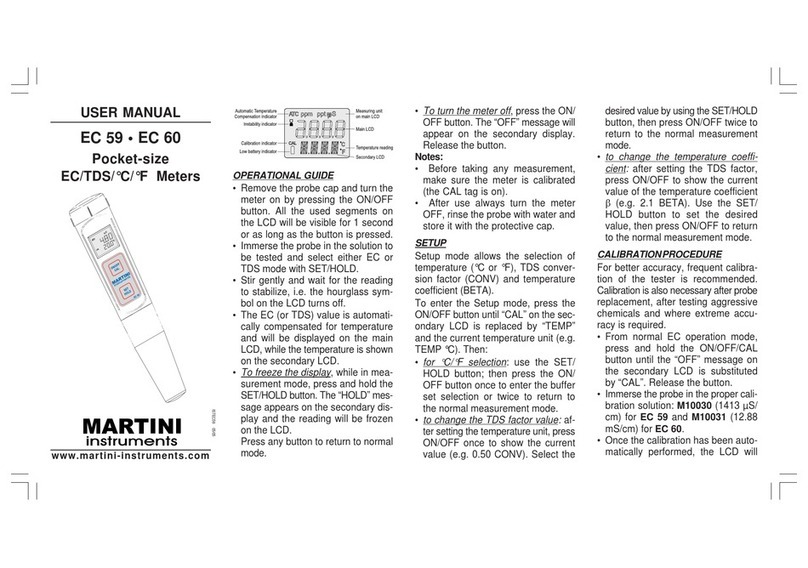 Martini Instruments EC 59 user manual