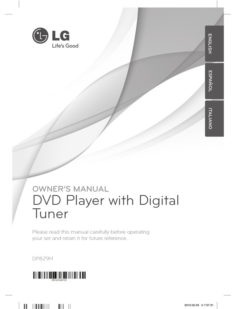 LG DP829H User manual