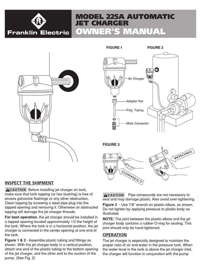 Franklin Electric 225A owner's manual