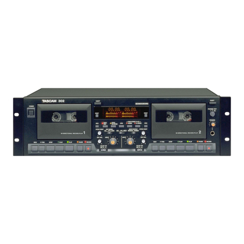 Tascam 302 User manual Tascam 302 User manual