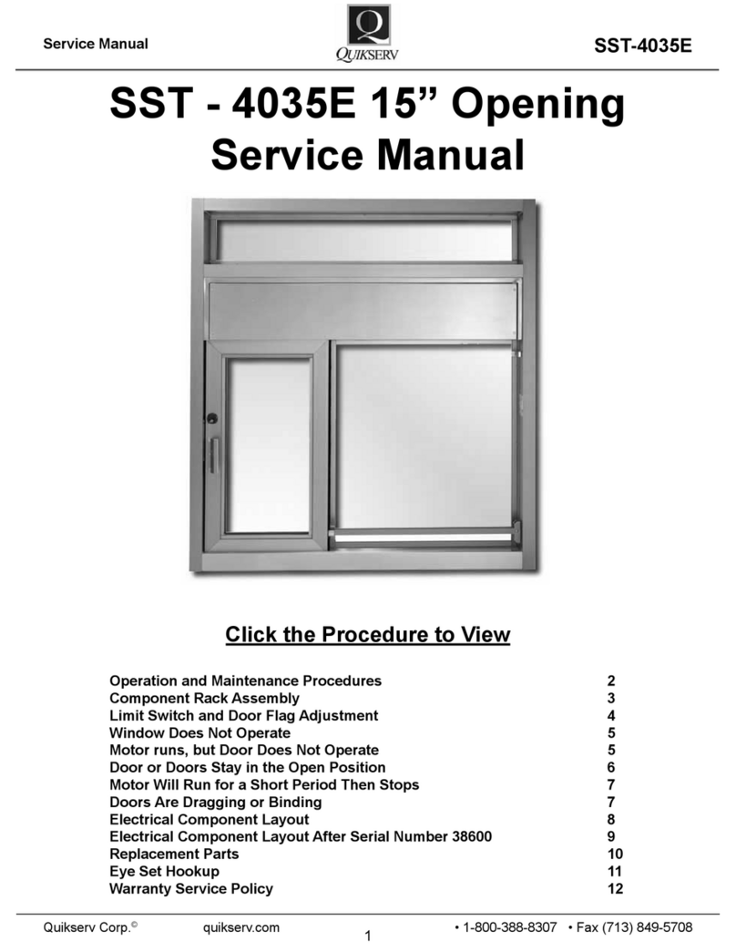 Quikserv SST-4035E Service manual
