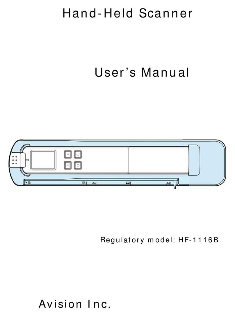 Avision HF-1116B User manual