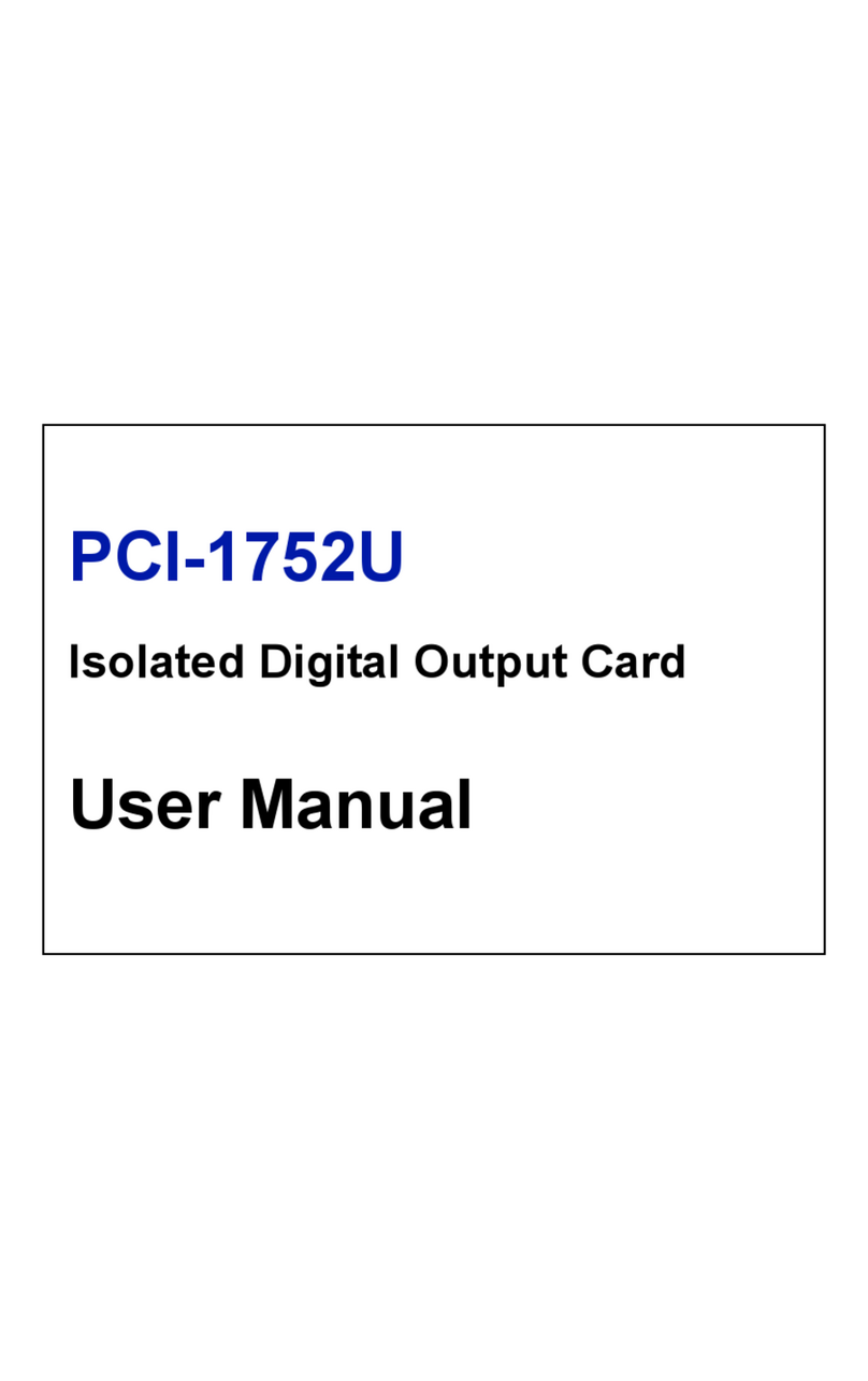 Advantech PCI-1752U User manual
